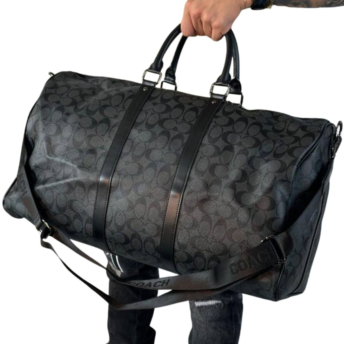 Coach Maleta color gris de uso diario en Colombia. Compra en onlineshoppingcenterg